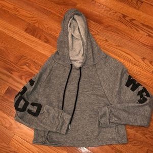 Charlotte Ruse cropped hoodie